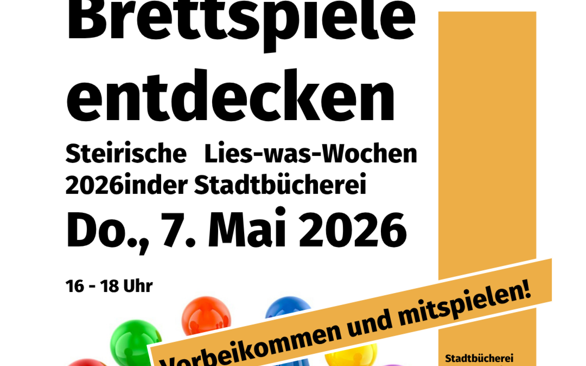 Brettspiele in der Bücherei